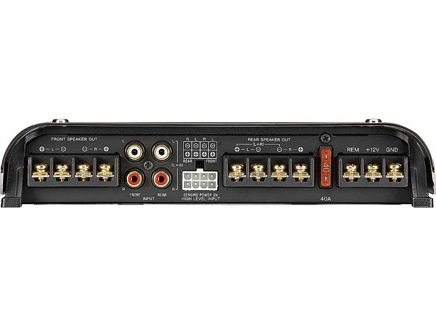 Sony Xplod XM-4S Slim Series 4-channel car amplifier 50 watts RMS