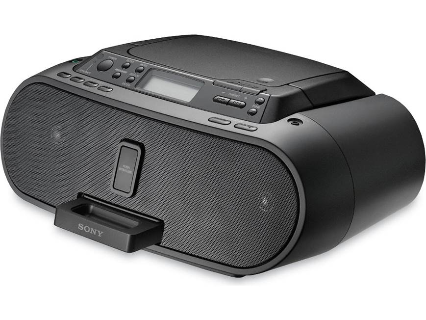 Sony ZS-S2iP (Black) S2 Sport® CD/radio boombox with iPod® dock