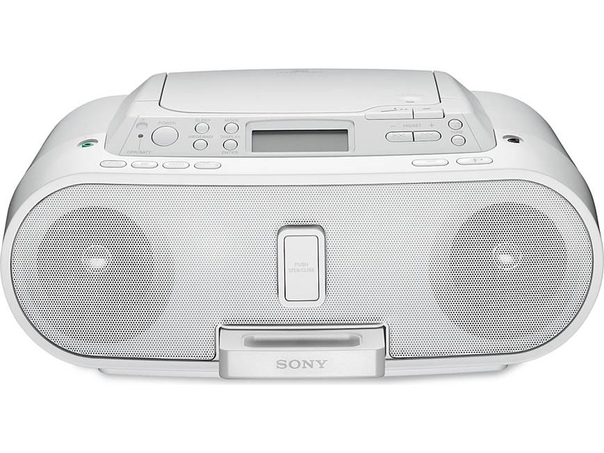 Sony ZS-S2iP (Black) S2 Sport® CD/radio boombox with iPod® dock