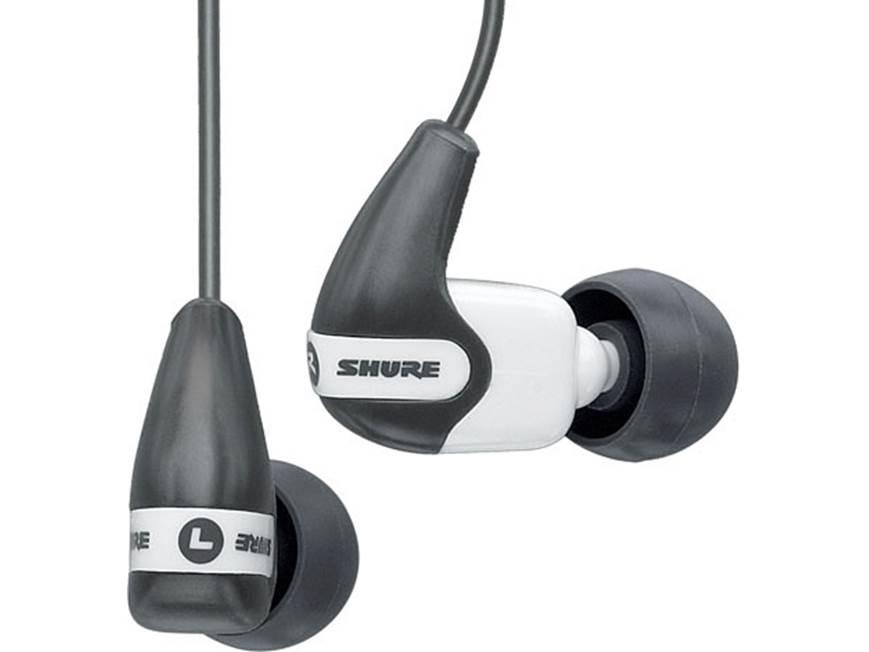 Shure SE210 Sound-isolating earbud headphones at Crutchfield