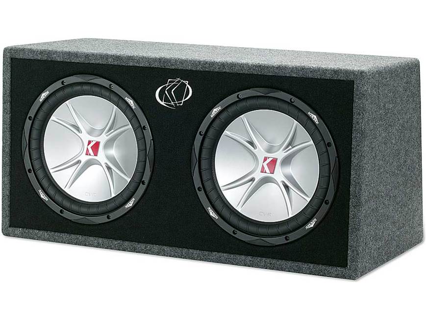 Kicker 07DCVR122 Ported enclosure with dual 12