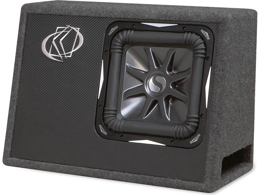 Kicker 08TS10L72 Ported truck enclosure with one 10