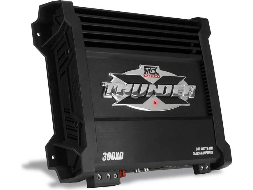 MTX X Thunder 300XD Mono subwoofer amplifier 300 watts RMS x 1 at