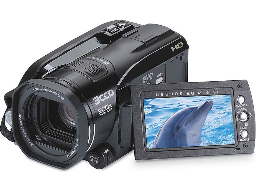 JVC GZ-HD3 60GB high-definition hard drive camcorder at Crutchfield