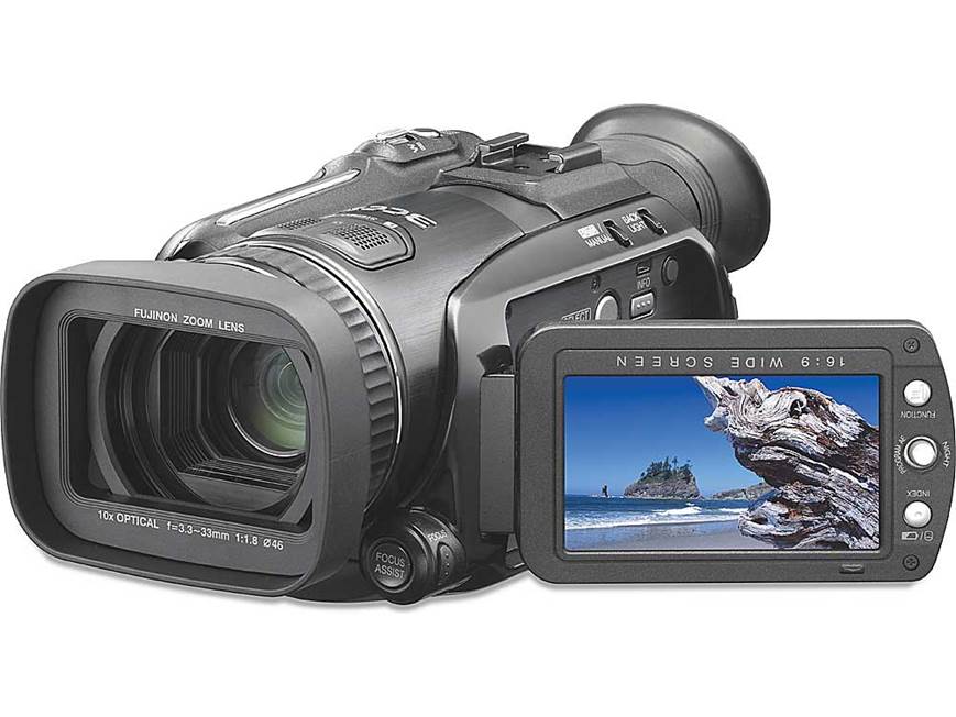 JVC GZ-HD7 60-gigabyte high-definition hard drive camcorder at