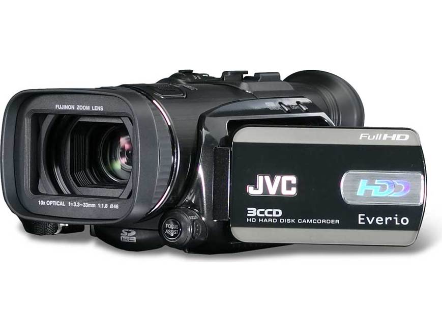 JVC GZ-HD7 60-gigabyte high-definition hard drive camcorder at