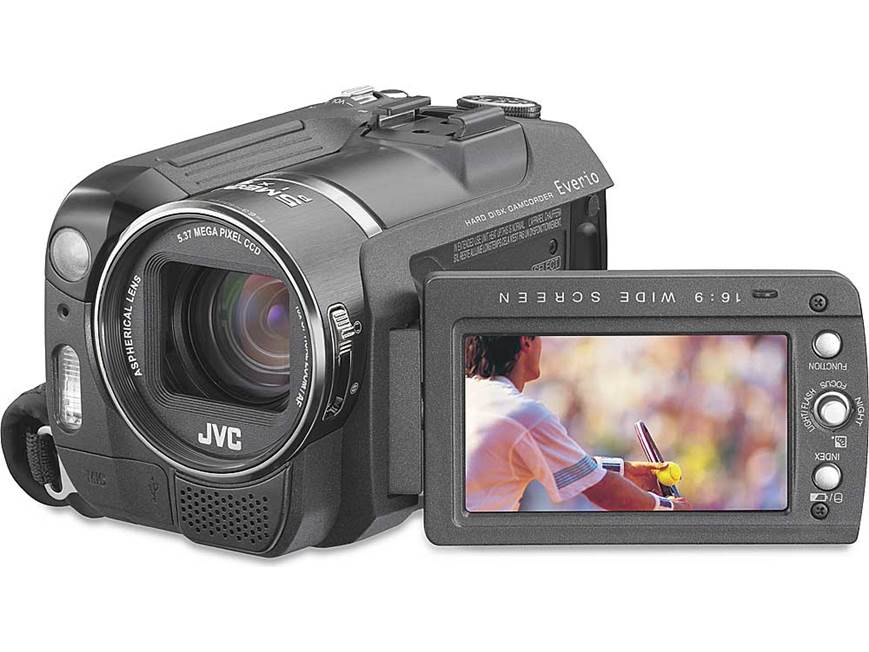 JVC GZ-MG555 30GB hard drive camcorder at Crutchfield