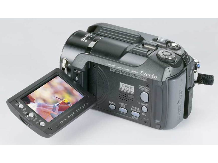JVC GZ-MG555 30GB hard drive camcorder at Crutchfield