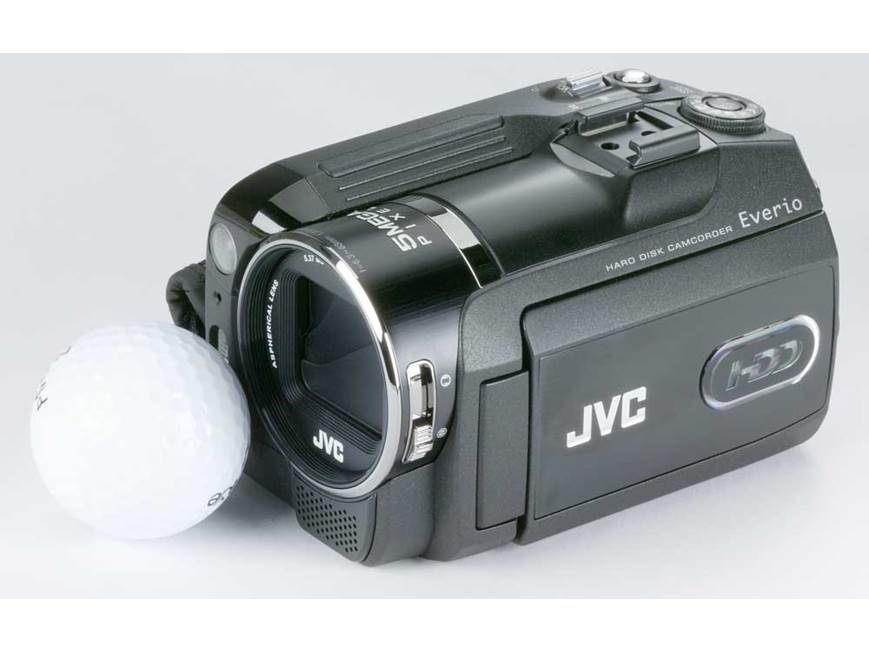 JVC GZ-MG555 30GB hard drive camcorder at Crutchfield