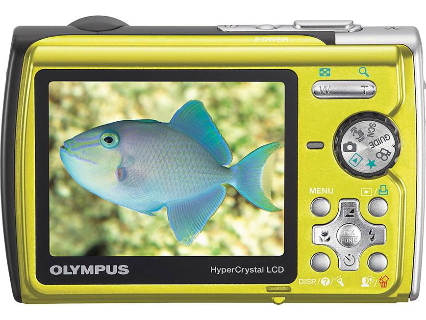 Olympus Stylus 790SW (Lime green) 7.1-megapixel waterproof digital