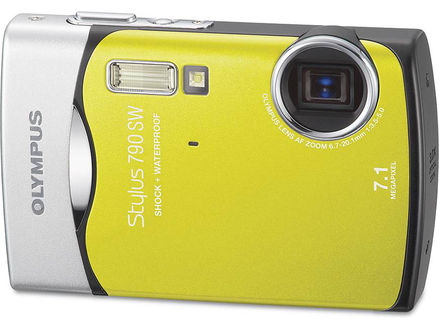 Olympus Stylus 790SW (Lime green) 7.1-megapixel waterproof digital