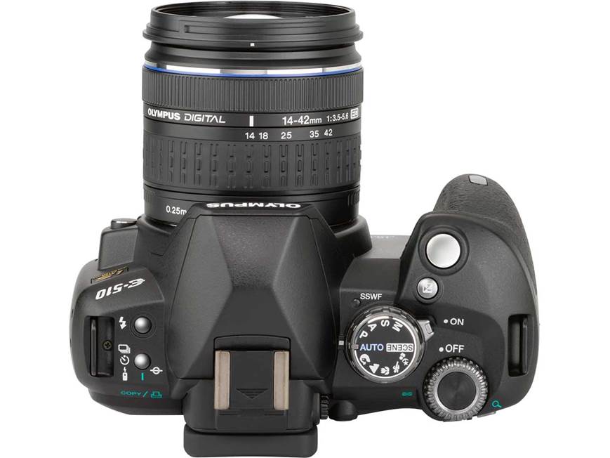 Olympus EVOLT E-510 Kit 10-megapixel digital SLR camera with 14