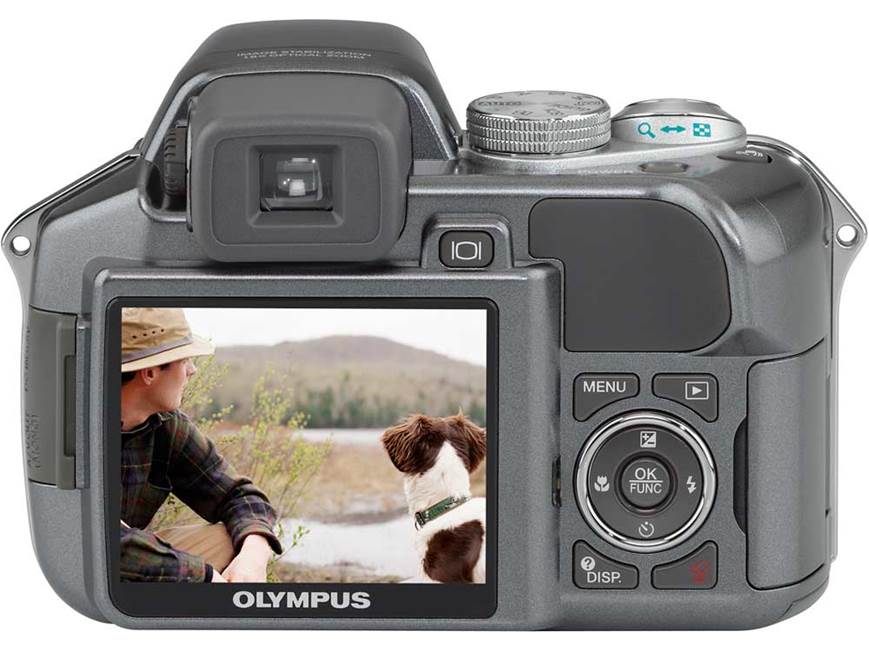 Olympus SP-550 UZ 7.1-megapixel digital camera with 18X optical