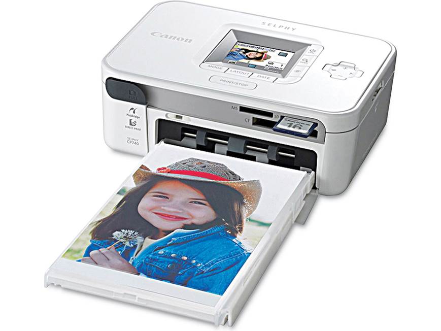 Canon Selphy™ CP740 Compact photo printer at Crutchfield
