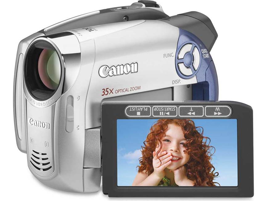 Canon DC210 DVD camcorder at Crutchfield