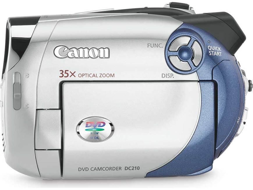 DVDビデオカメラ　CANON 2005/平成17/Canon/DM-DC20/8cmDVD/DVDビデオカメラ/光学10倍/DIGIC DV