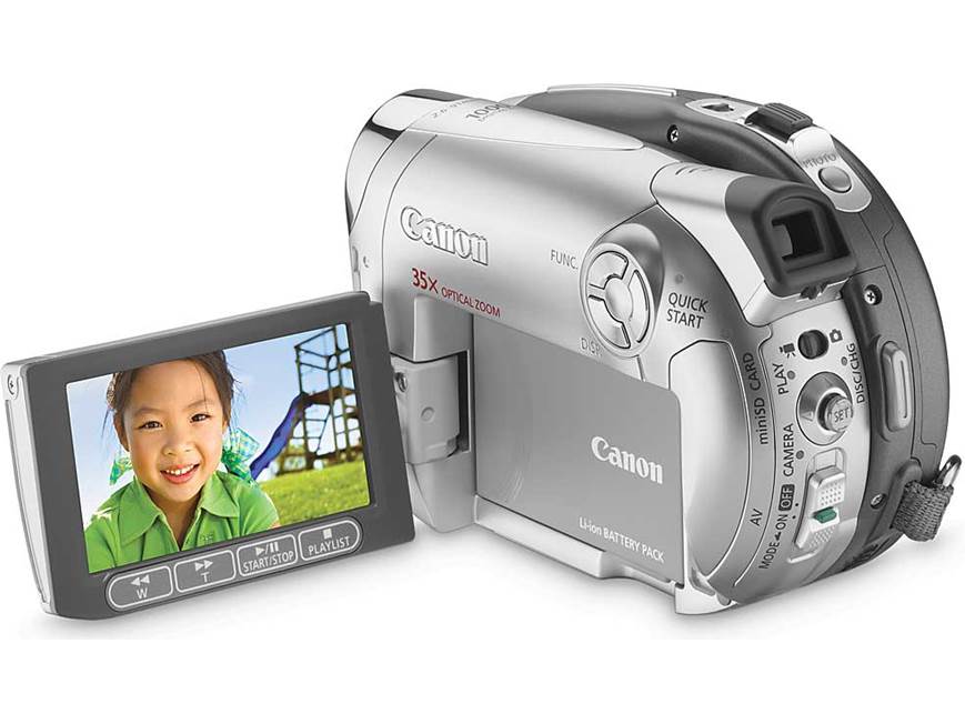 Canon DC220 DVD camcorder at Crutchfield