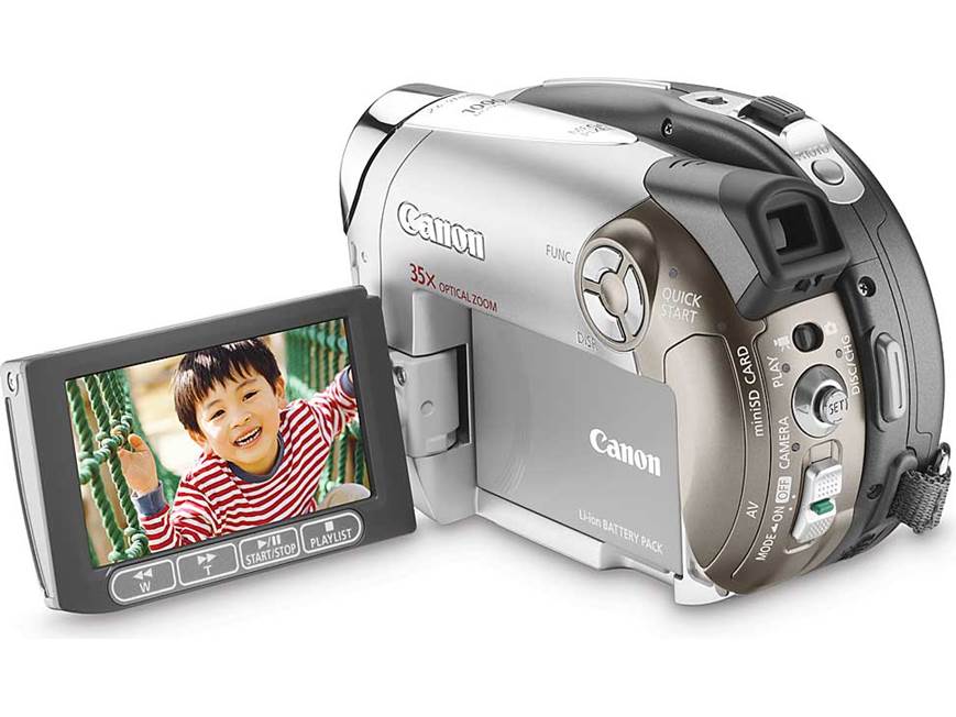 Canon DC230 DVD camcorder at Crutchfield