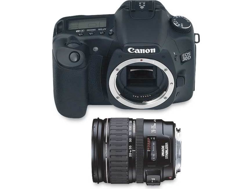 Canon EOS 30D Digital SLR 8.2-megapixel digital SLR camera with 28