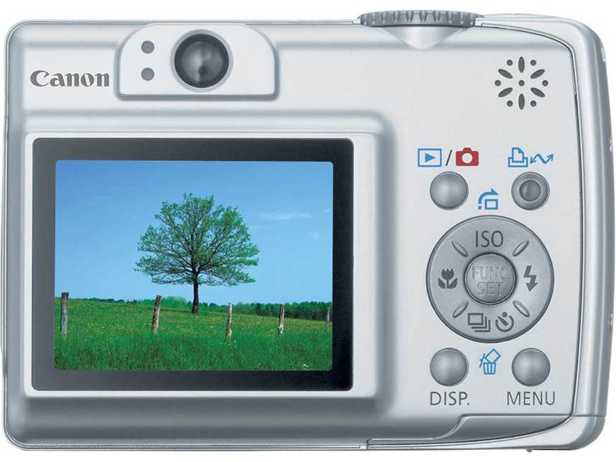 Canon PowerShot A550 7.1-megapixel digital camera at Crutchfield