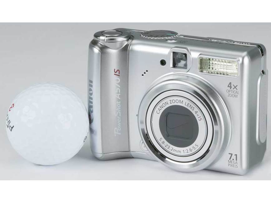 Canon PowerShot A570 IS 7.1-megapixel digital camera at Crutchfield