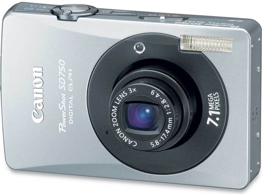 Canon PowerShot SD750 (Black/Silver) 7.1-megapixel digital camera