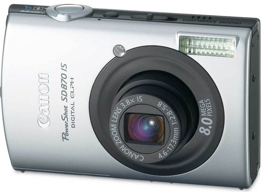 Canon PowerShot SD870 IS (Black/Silver) 8-megapixel digital camera