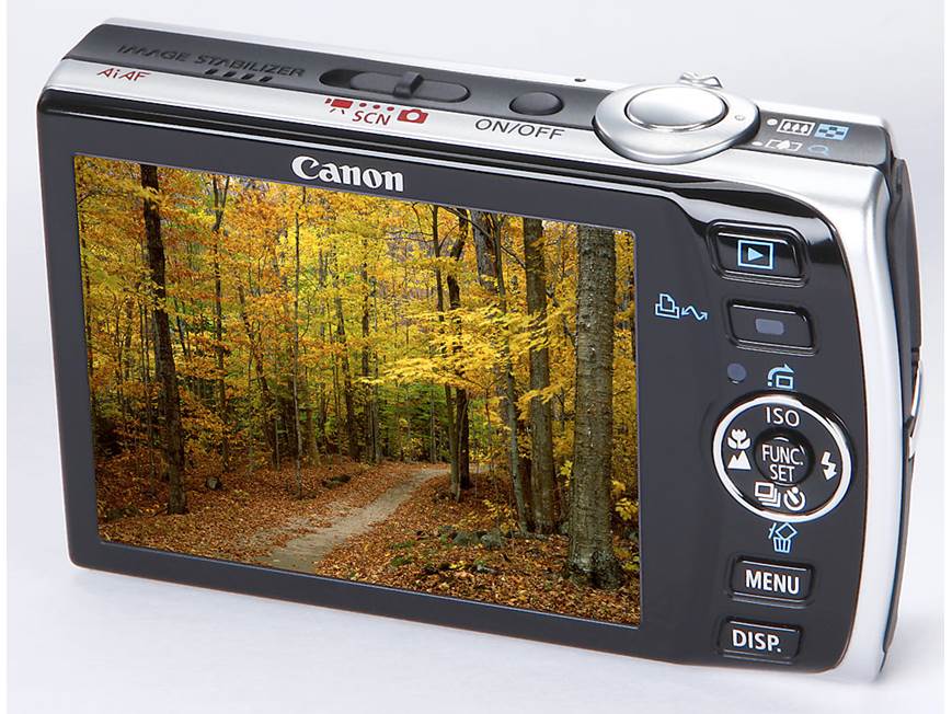 Canon PowerShot SD870 IS (Silver) 8-megapixel digital camera with