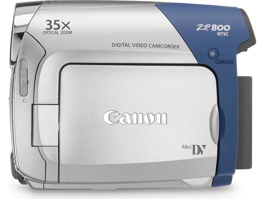 Canon ZR800 Mini DV digital camcorder at Crutchfield