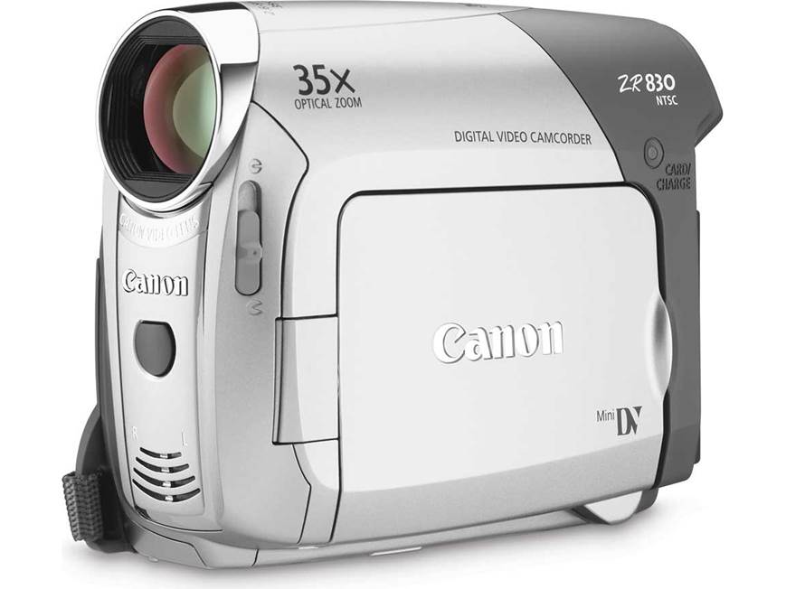 Canon ZR830 Mini DV digital camcorder at Crutchfield