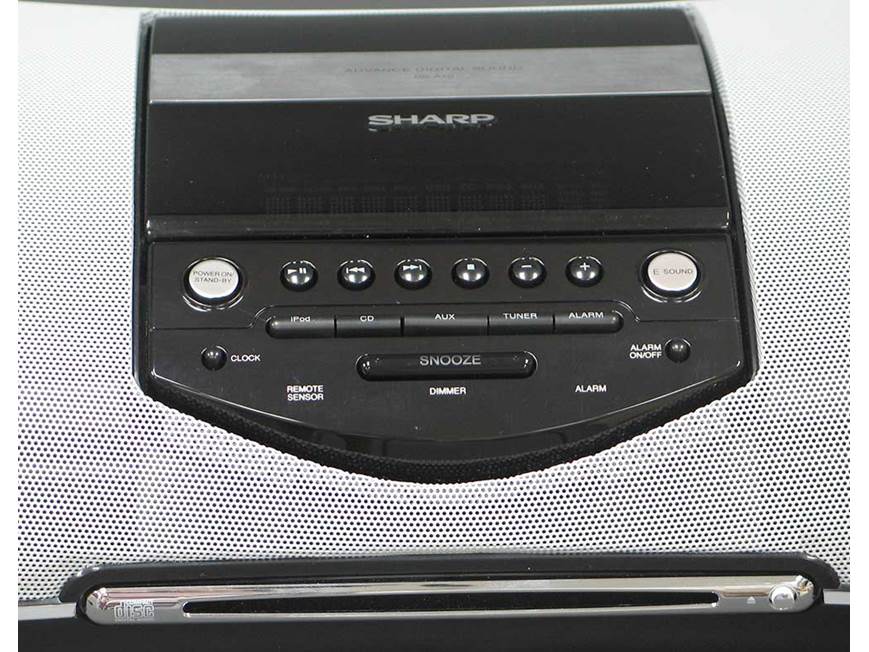 Sharp DK-A10 i-Elegance (Black) AM/FM table radio with CD player
