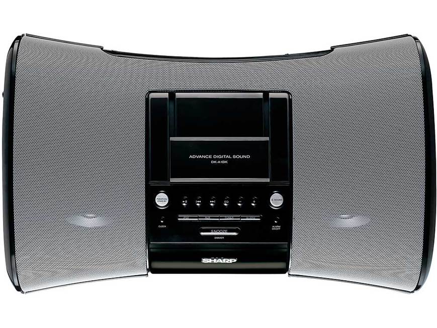 Sharp DK-A1 i-Elegance (Black) AM/FM table radio with built-in