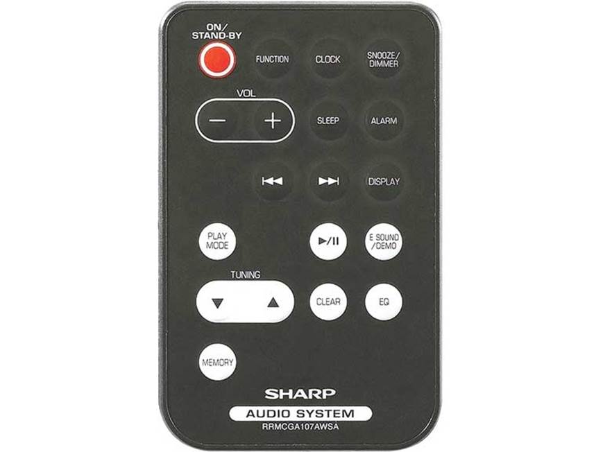 Sharp DK-A1 i-Elegance (Black) AM/FM table radio with built-in