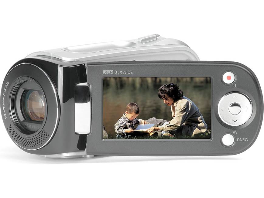 Samsung SC-MX10 SD™ card camcorder at Crutchfield