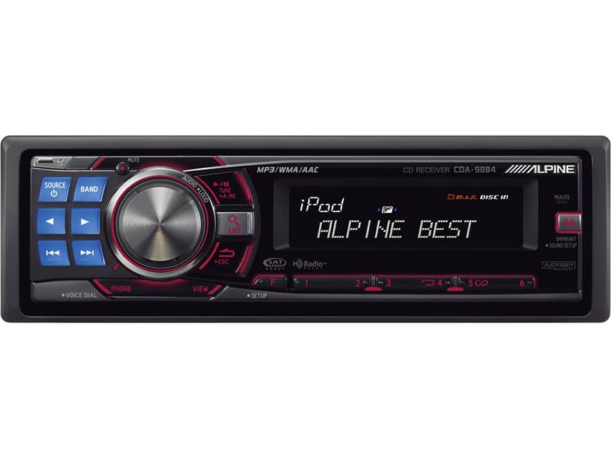 Alpine CDA-9884 CD receiver at Crutchfield