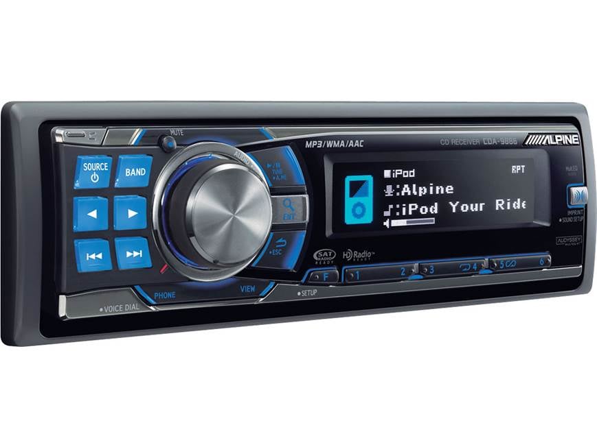 Alpine CDA-9886 CD receiver at Crutchfield
