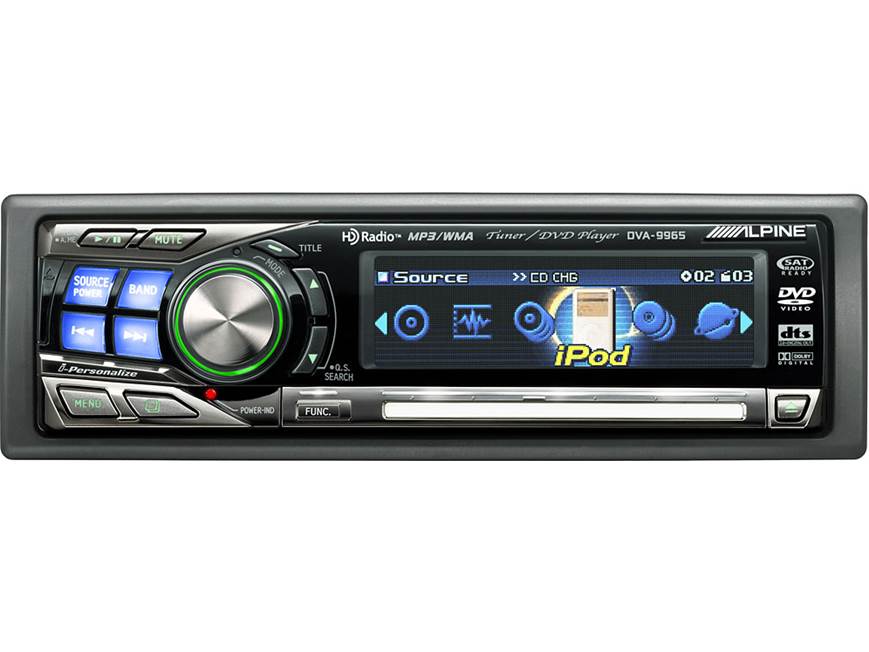 Alpine DVA-9965 DVD/CD player with MP3/WMA playback at Crutchfield