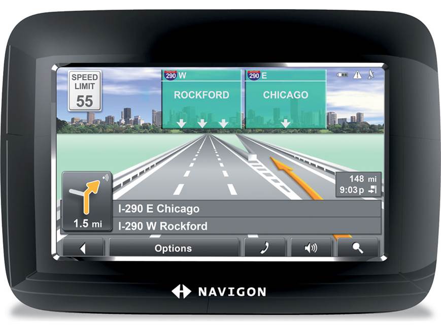 NAVIGON® 7100 Portable car navigation system with Bluetooth® at