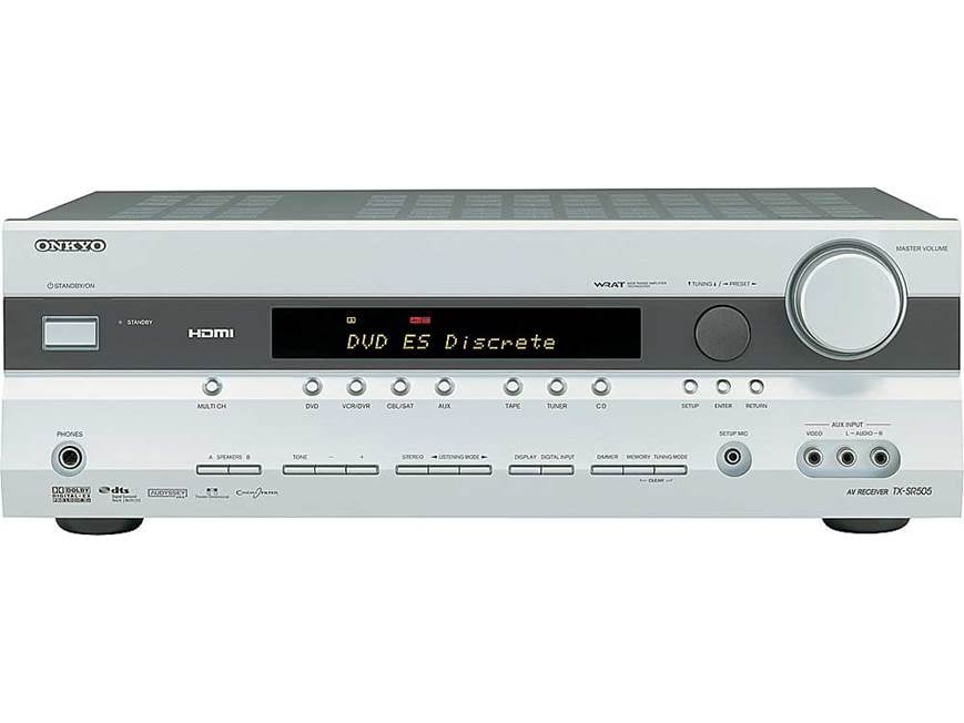 Onkyo TX-SR505 (Black) Home theater receiver with HDMI switching