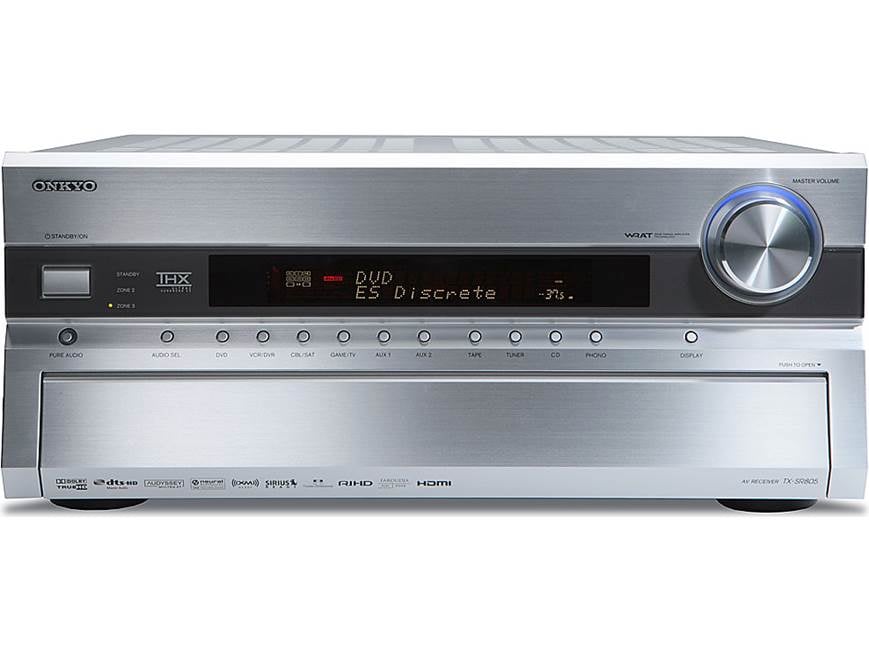 Onkyo TX-SR805 (Silver) THX® Ultra2 home theater receiver with