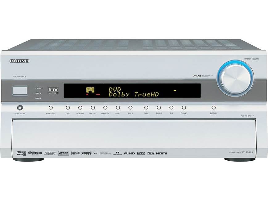 Onkyo TX-SR875 (Silver) THX® Ultra2 home theater receiver with