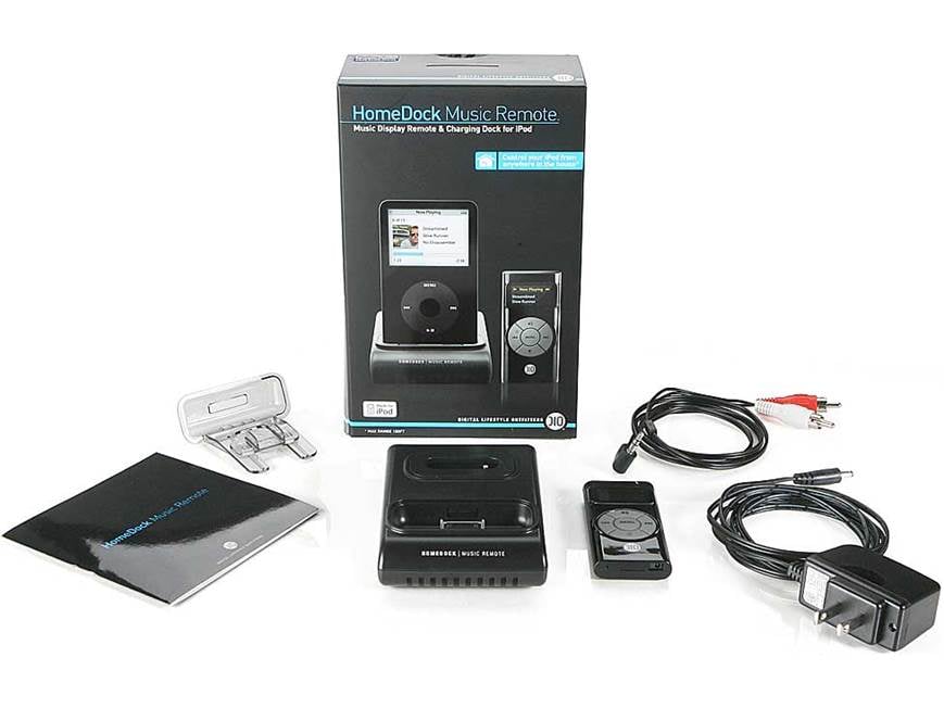DLO HomeDock Music Remote iPod® dock for audio/video systems plus