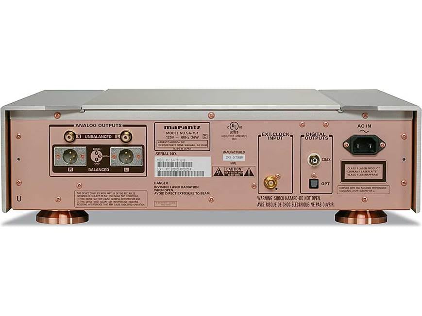 Marantz Reference Series SA-7S1 Stereo CD/SACD player at Crutchfield