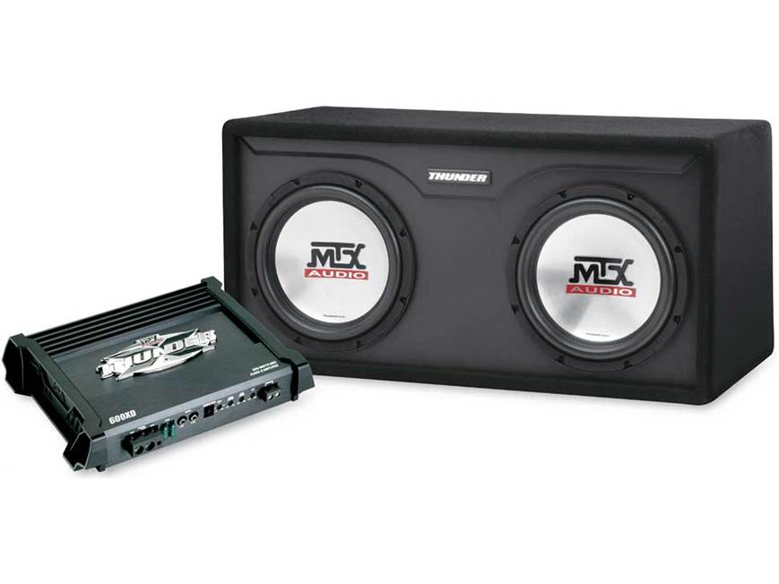 MTX Bass Package X Thunder 600XD mono subwoofer amplifier Thunder