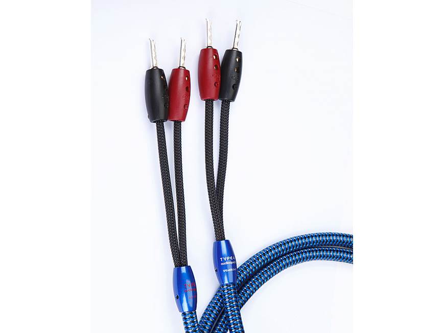 AudioQuest Type 4 Single center speaker cable with pre-attached