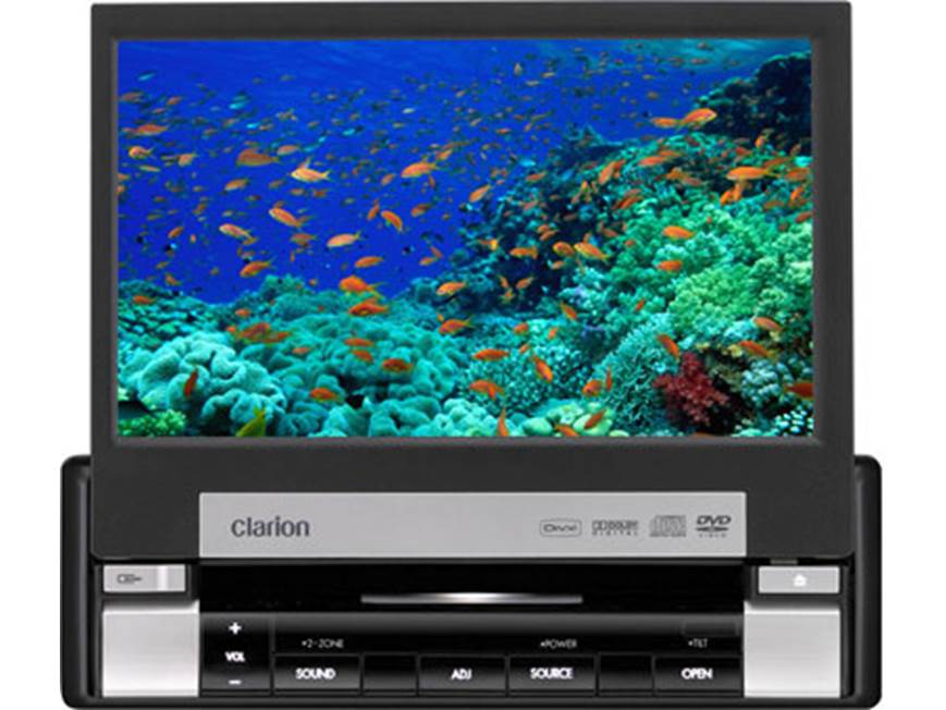 Clarion VRX585USB DVD receiver at Crutchfield