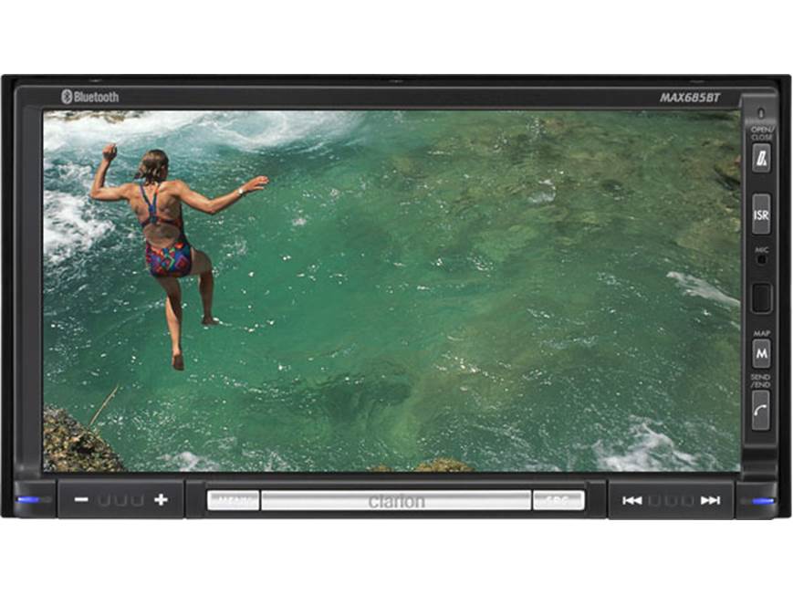 Clarion MAX685BT DVD receiver at Crutchfield
