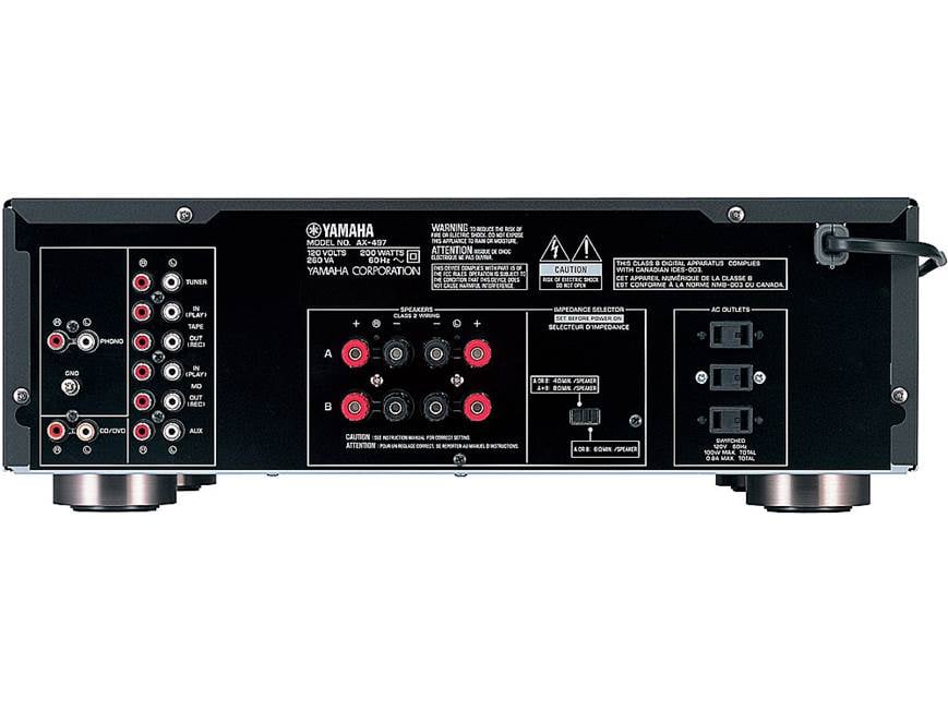 Yamaha AX-497 Stereo integrated amplifier at Crutchfield