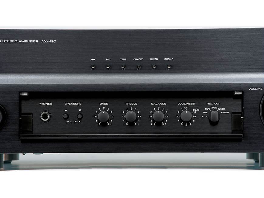 Yamaha AX-497 Stereo integrated amplifier at Crutchfield