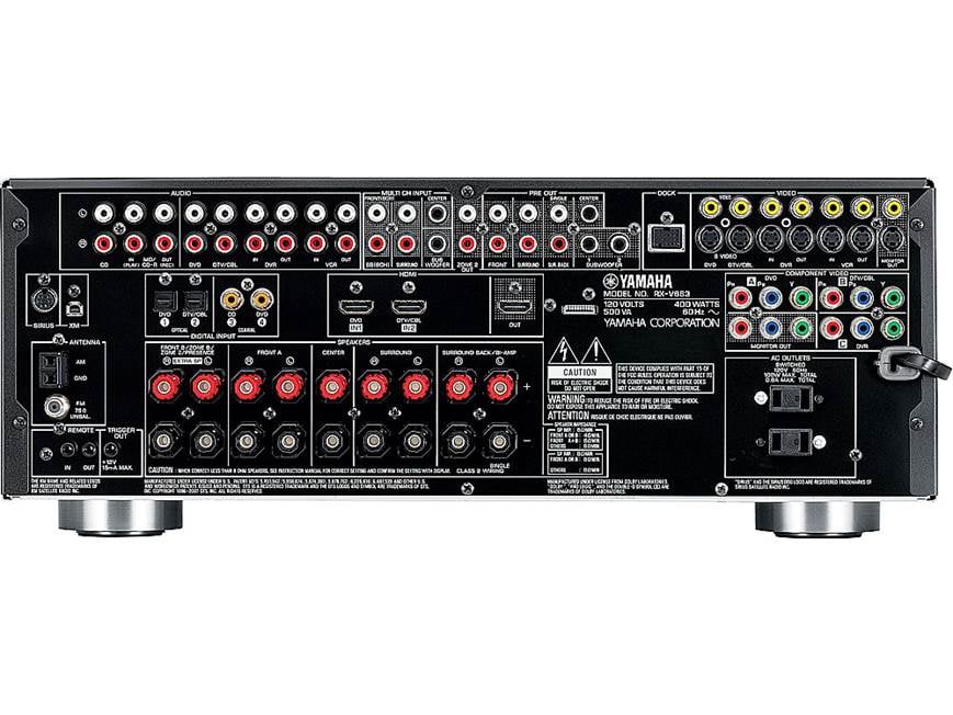 Yamaha RX-V663 AVアンプ シルバー 値下げしました！ Yamaha RX-V663 Home theater receiver with HDMI switching and video